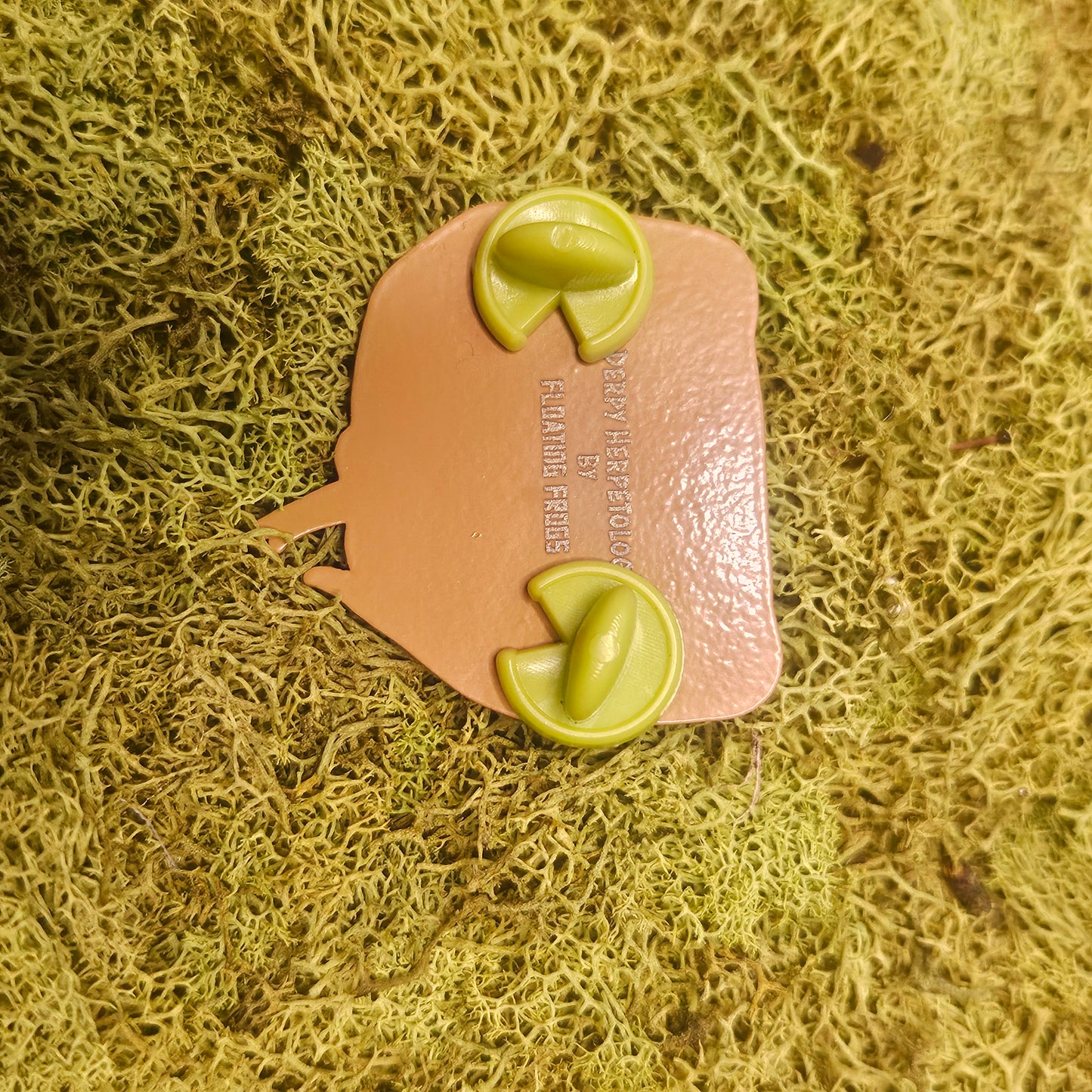 Ball Python Dyed Metal Pin