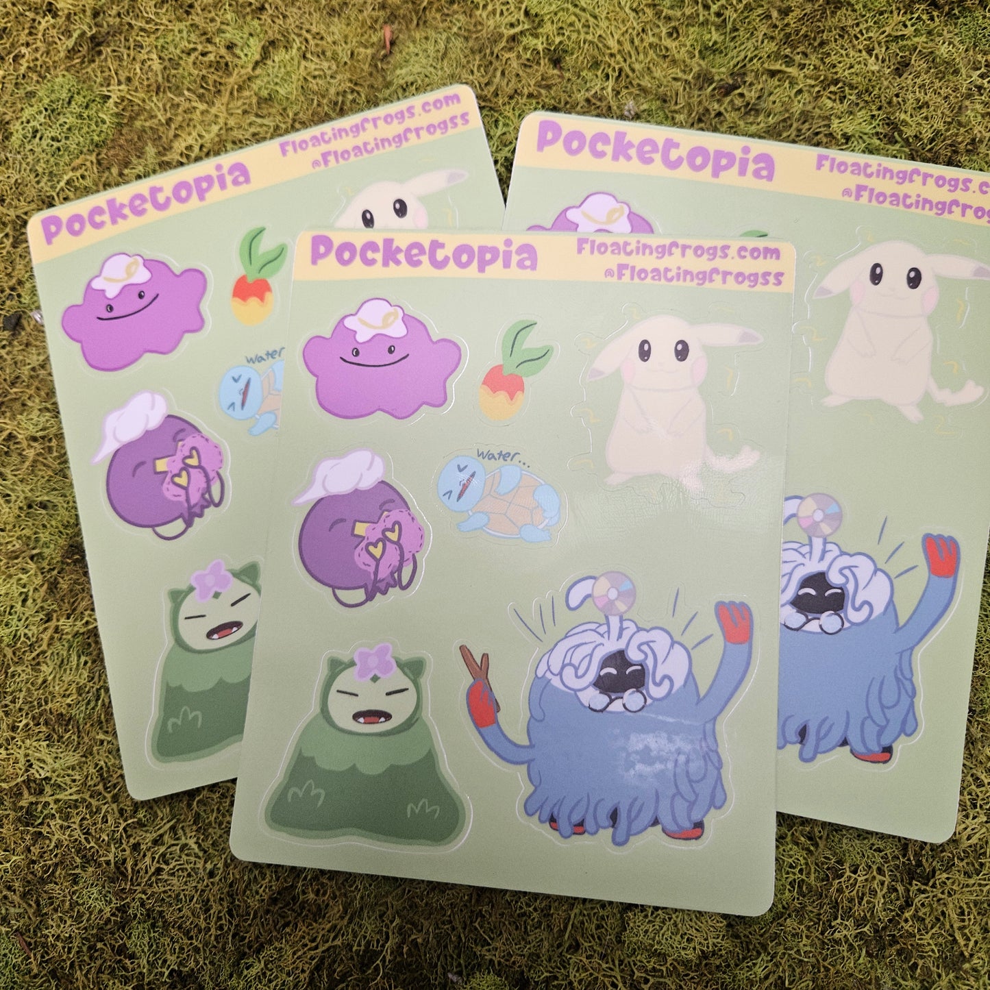 Pocketopia Vinyl Sticker Sheet