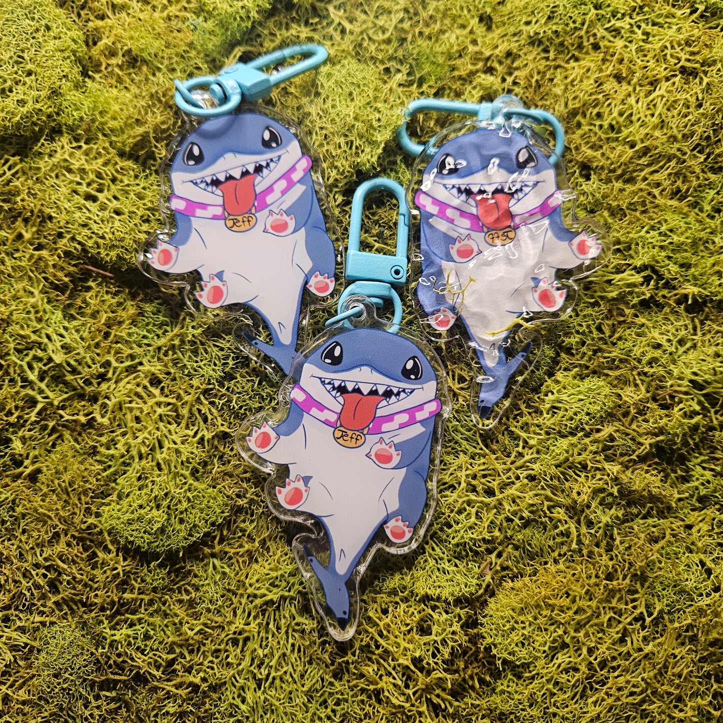 Swimmy Jeffy Wavy Acrylic Keychain