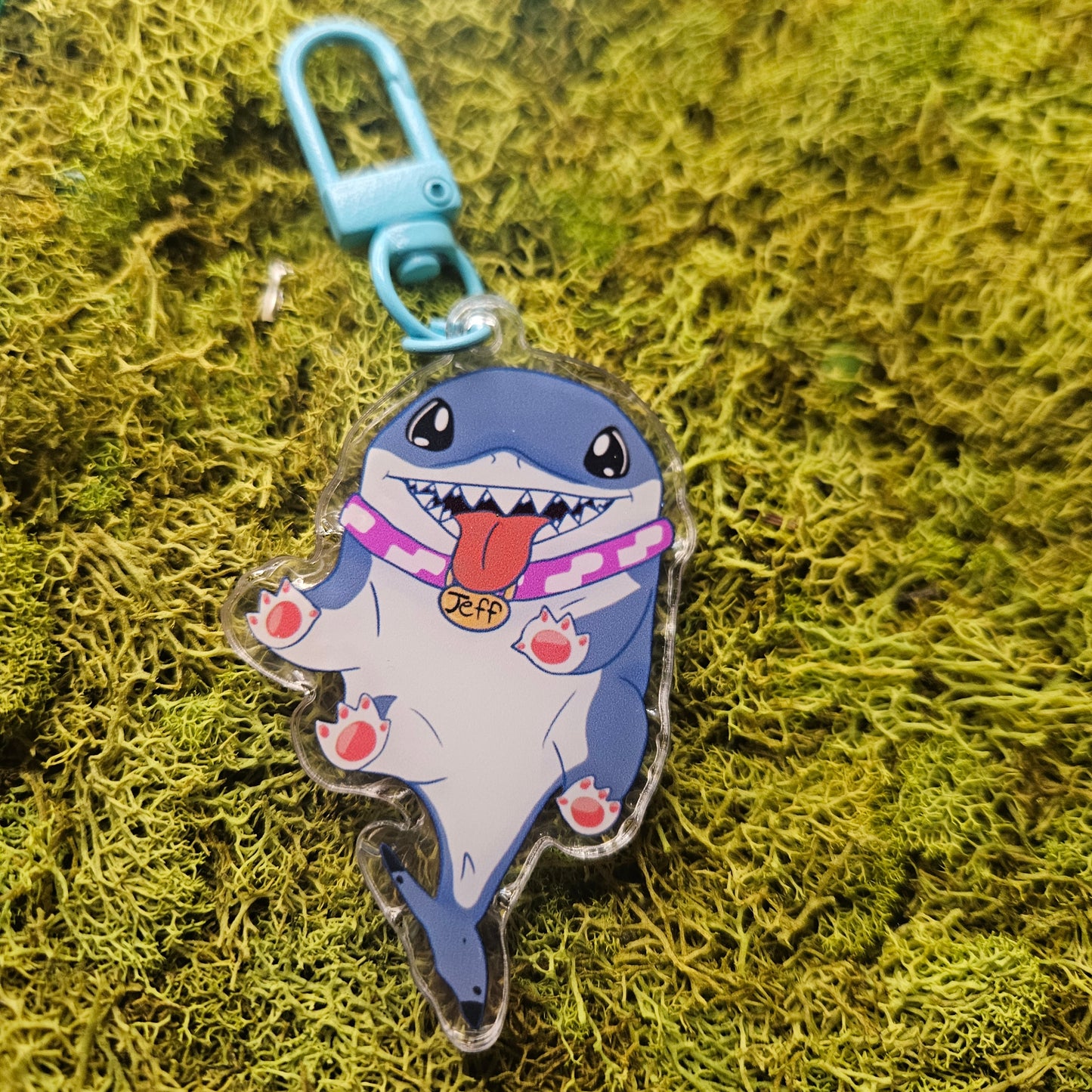 Swimmy Jeffy Wavy Acrylic Keychain