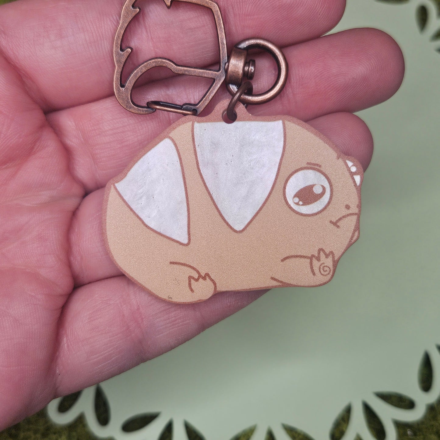 "Sour"dough loaf frog special acyrlic keychain