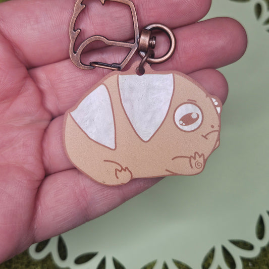 "Sour"dough loaf frog special acyrlic keychain