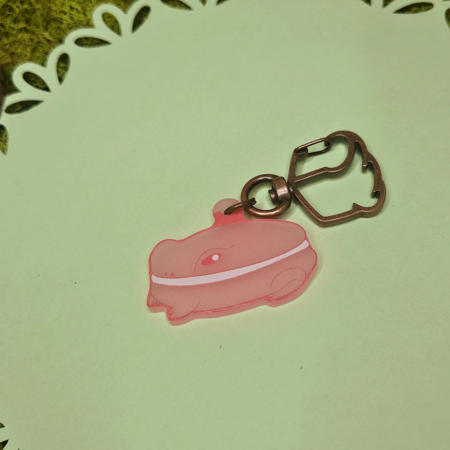 Mini Macaron Frogs special acyrlic keychains