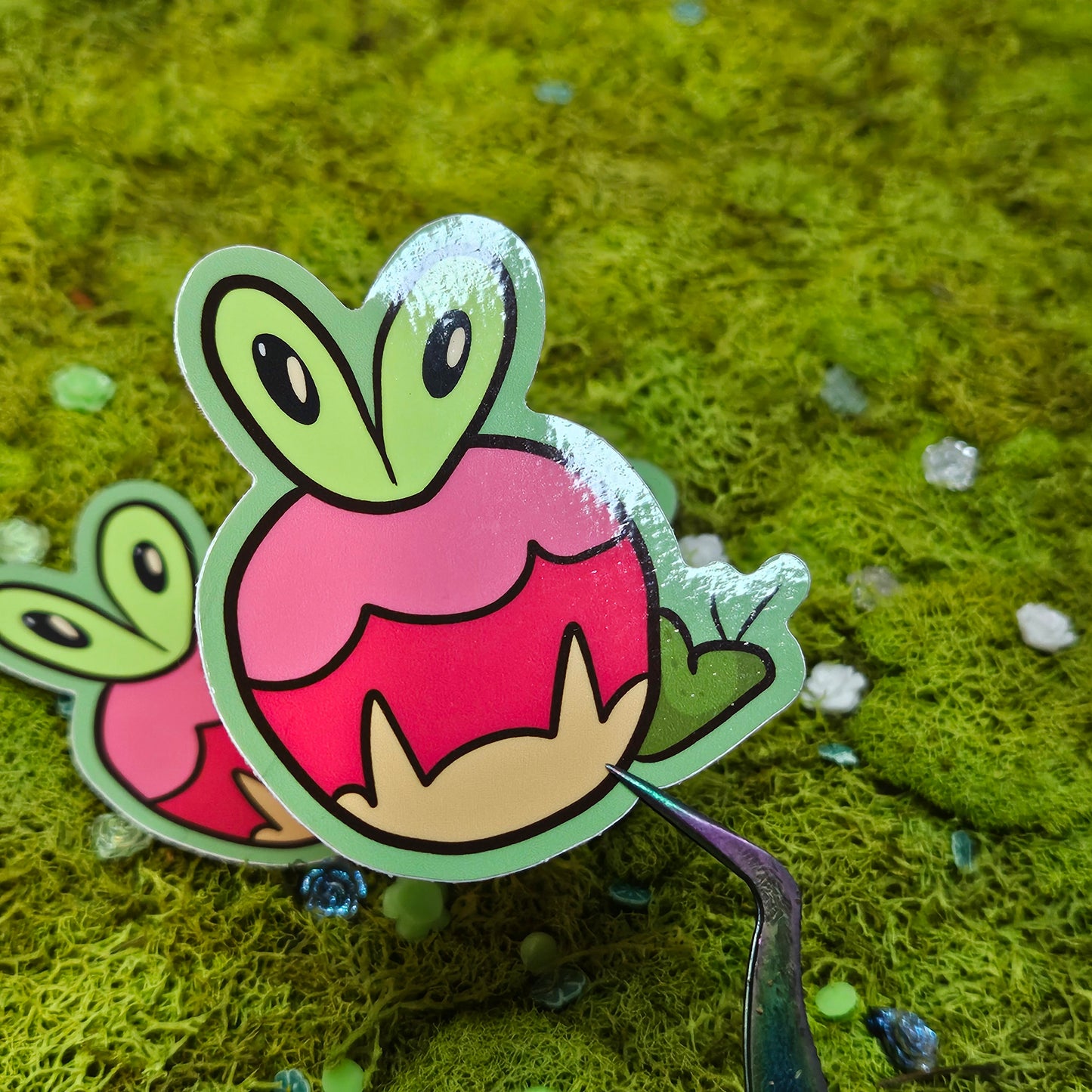 Apple Monster Vinyl Stickers